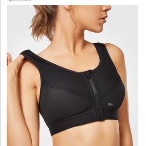 Yvette front zip high impact sports bra 42D